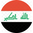 Irak Bandera Mundo Icono