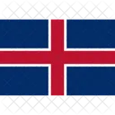 Bandera de islandia  Icono