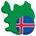 Bandera De Islandia Bandera Mundo Icono