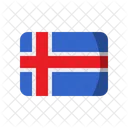 Bandera de islandia  Icono