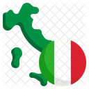 Bandera De Italia Mundo Bandera Icono