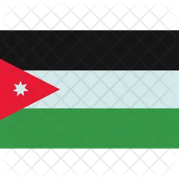 Bandera de jordania  Icono