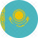 Kazajstan Bandera Mundo Icono