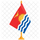 Bandera De Kiribati Kiribati Bandera De Kiribati Icono