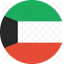 Kuwait Bandera Mundo Icono