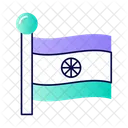 Bandera Pais India Icono