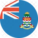Caiman Islas Bandera Icono
