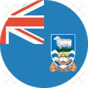 Malvinas Islas Bandera Icono