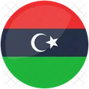 Bandera De Libia Pais Bandera Icono