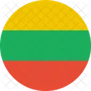 Lituania Bandera Mundo Icono