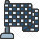 Bandera de línea de meta  Icono