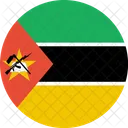 Mozambique Bandera Mundo Icono