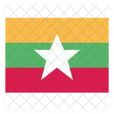 Bandera de myanmar  Icono