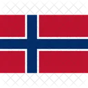 Bandera de noruega  Icono