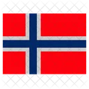 Bandera de noruega  Icono