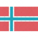 Bandera de noruega  Icono