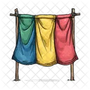 Bandera De Oracion Icono