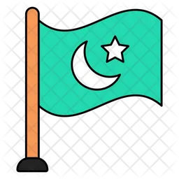 Bandera de pakistán  Icono