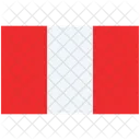 Bandera De Peru Peru Nacional Icono