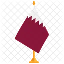 Bandera De Qatar Qatar Bandera De Qatar Icono