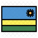 Bandera de ruanda  Icono