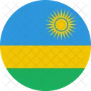 Ruanda Bandera Mundo Icono