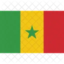 Bandera de senegal  Icono