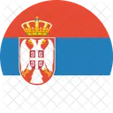 Serbia Bandera Mundo Icono