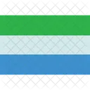 Bandera de sierra leona  Icono