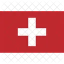 Suiza Bandera Pais Icono