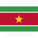 Bandera de surinam  Icono