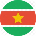 Surinam Bandera Mundo Icono