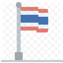 Bandera de tailandia  Icono