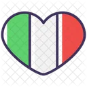 Bandera del corazon  Icono