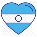 Bandera De Corazon Bandera Corazon Icono