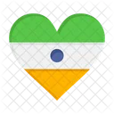 Bandera Del Corazon Flg Corazon Icon