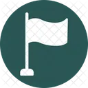 Bandera en blanco  Icono