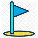 Bandera De Golf Golf Juego Al Aire Libre Icono