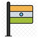 Bandera india  Icono