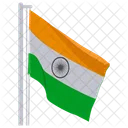 Bandera India Bandera Simbolo Nacional Icono