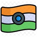 Bandera Indio India Icono