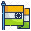 Bandera india  Icono