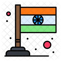 Bandera india  Icono