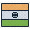 Bandera india  Icono