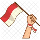 Bandera de indonesia  Icono