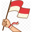 Bandera de indonesia  Icono