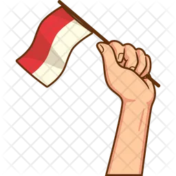 Bandera de indonesia  Icono