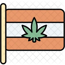 Bandera de marihuana  Icono