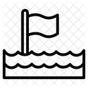 Bandera Del Mar Icono