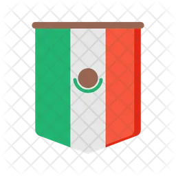 Bandera mexicana  Icono